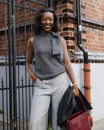 Fine Knit Dark Grey Mel. - Mbym