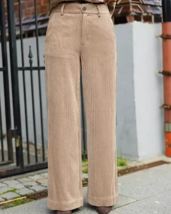 Daisy Cord Pant Walnut - Co´Couture