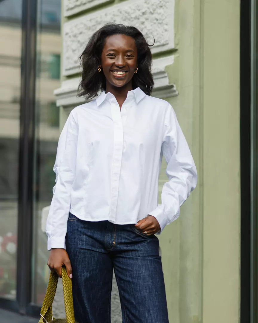 Dalia Shirt White - Co'couture