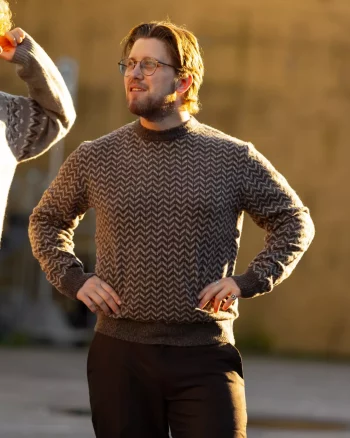 Fausto Sweater Brown - Urban Pioneers