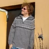 Brynjar Half-Zip Mid Brown - Urban Pioneers