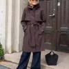 Mona Trench Seal Brown - AN1933