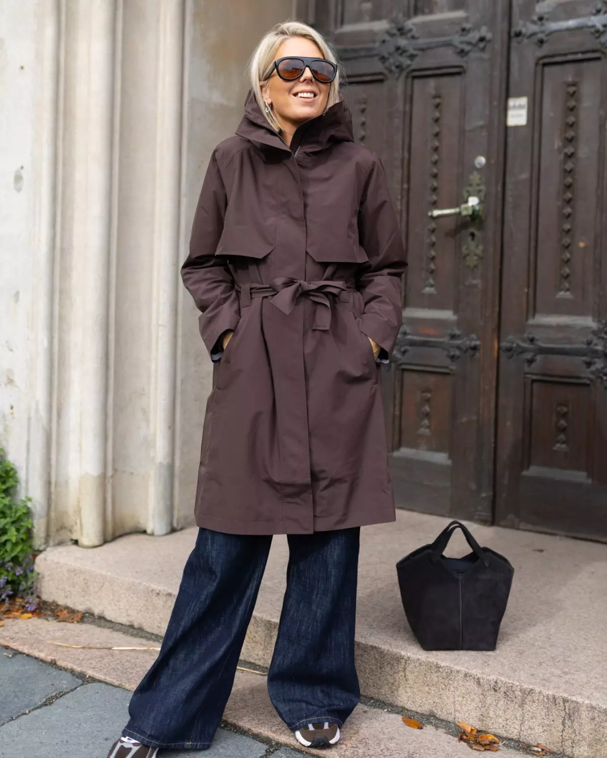 Mona Trench Seal Brown - AN1933