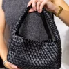 Woven Mini Bag + Pouch Black - Sui Ava