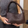 Woven Mini Bag + Pouch Brown - Sui Ava