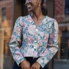 Brocade Jacket Pink/Blue - A View