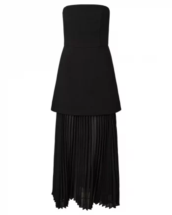 Yasalvinda Strapless Maxi Dress Black - Yas