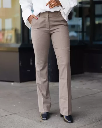 Clara 526 Long Velvet Truffel Mel. - Five Units