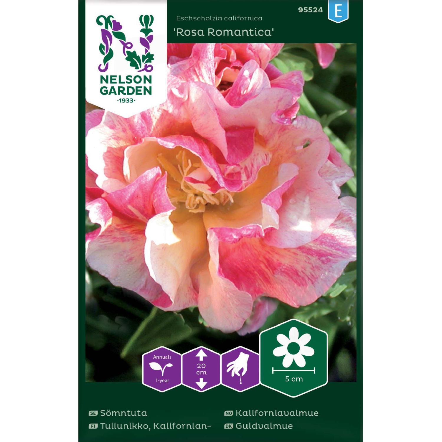 Kaliforniavalmue, Rosa Romantica