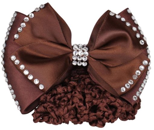 SD® DIAMOND HAIRBOW IN BROWN.