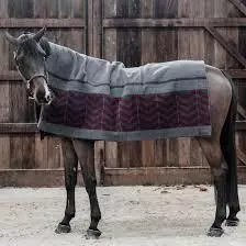Kentucky Heavy Fleece Rug Square Fishbone