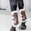 Kentucky Vegan Sheepskin Tendon Boots Bamboo Elastic