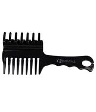 Mane comb with clip