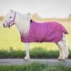 Stable rug Sterrin fleece rosa med unicornprint.