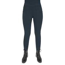Riding tights Teddie full grip, Petrol Blue