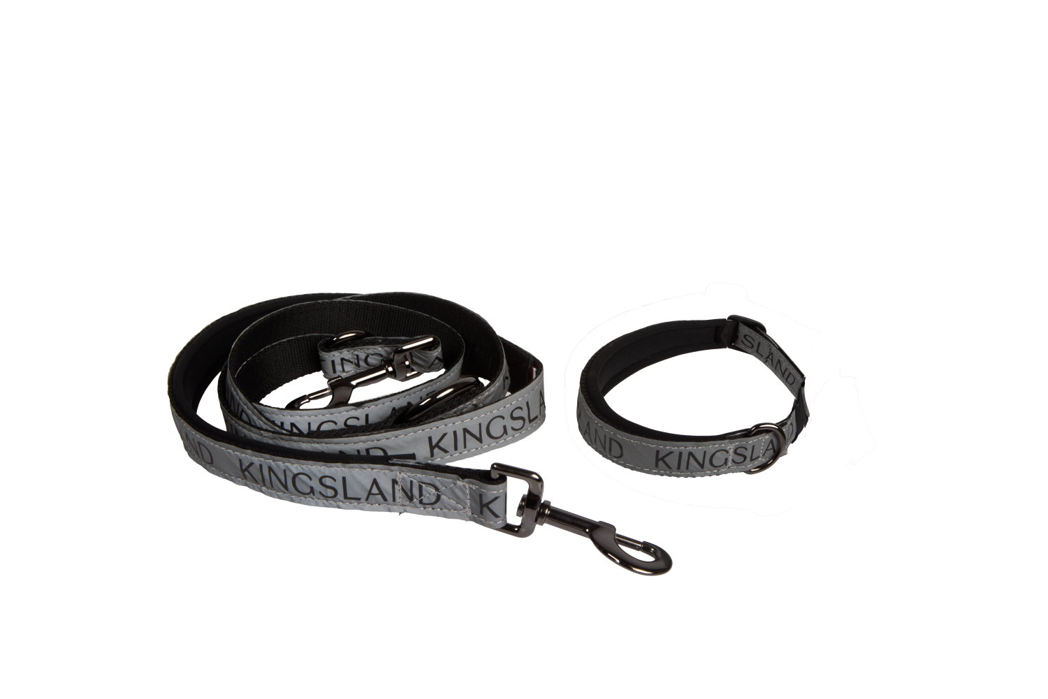 KL Macey Halsbånd+bånd til hund med refleks