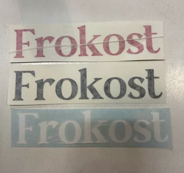 Klistremerker til bøtter etc.