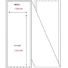 105x251 mm Postetikett. Permanent lim (2000 stk pr boks)