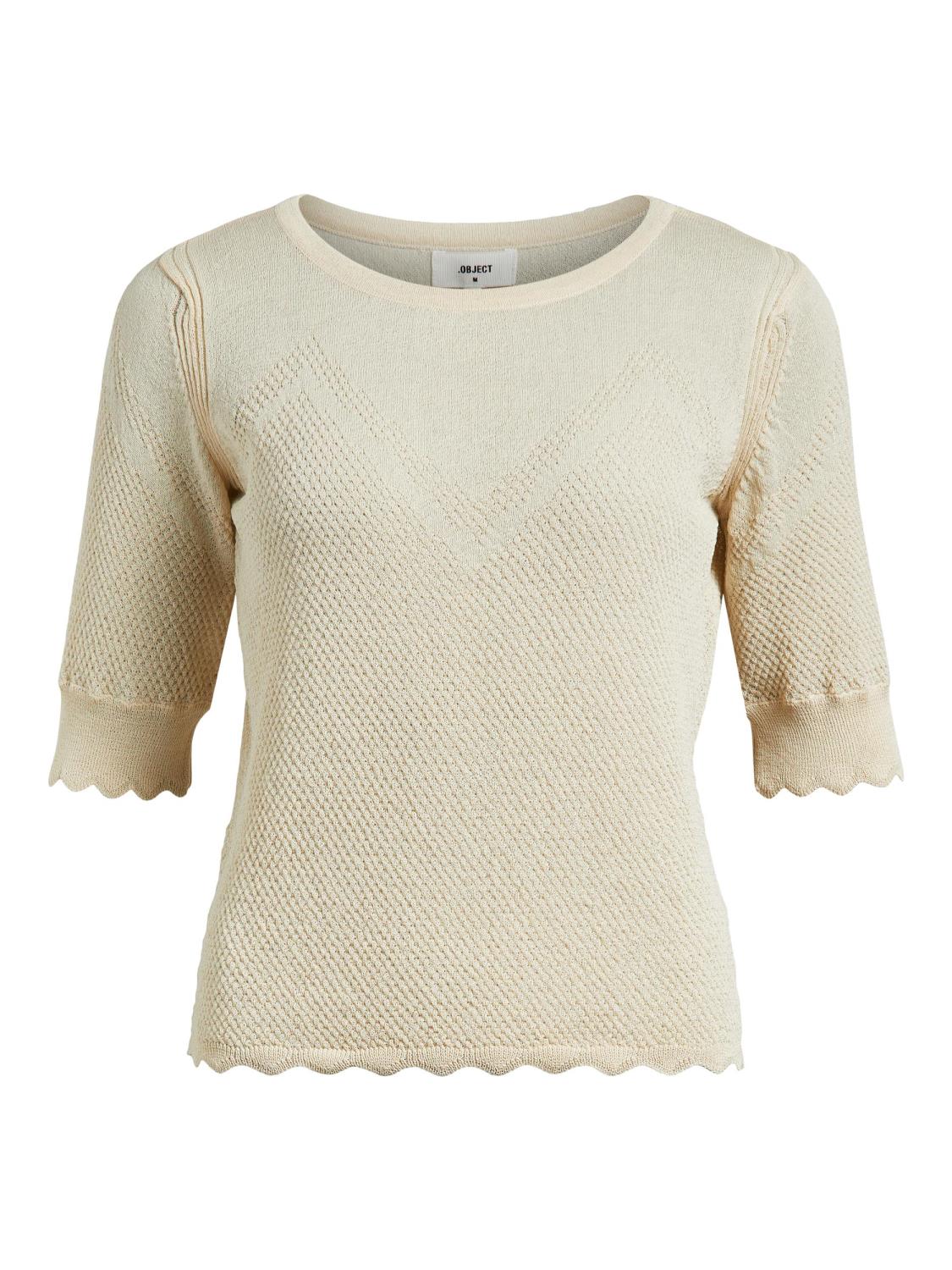 OBJELOISE KNIT 2/4  PULLOVER