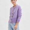 SLFSIA LS KNIT CARDIGAN Violet