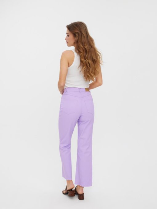 VMKITHY hr straight 7/8 clr jeans