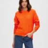 SLFLULU ls knit o-neck Orange