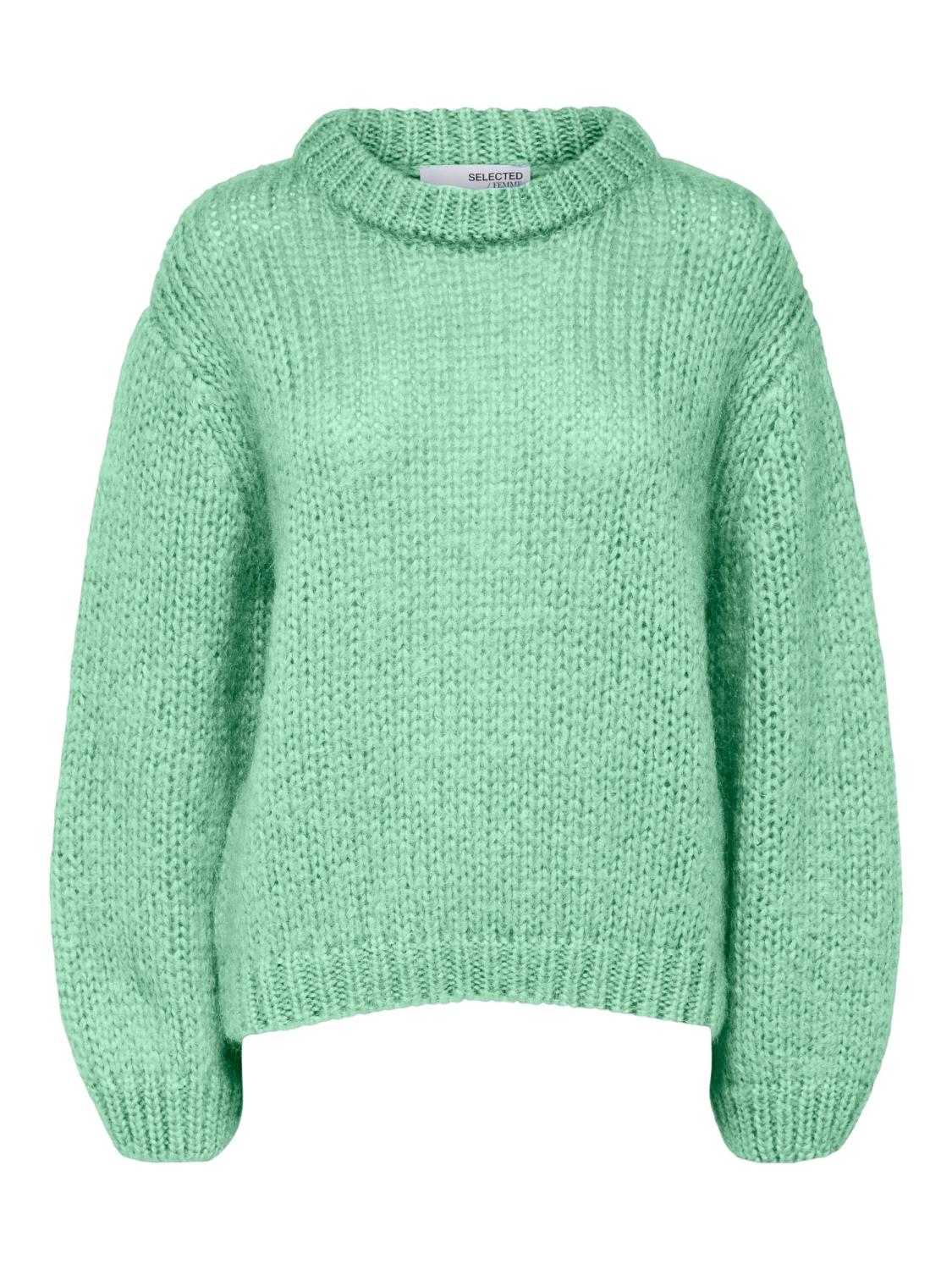 SLFSUANNE ls knit o-neck Green