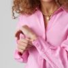 VMQUEENY ls oversize shirt Cyclamen