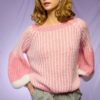 Liana knit sweater Rose