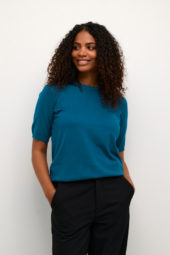 KAlizza Short Sleeve Knit Petrol