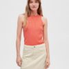 SLFSOLINA sl knit top Orange