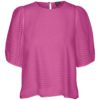 VMALMA s/s o-neck elastic top Pink