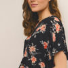 KAvilia Amber Top Black Peach