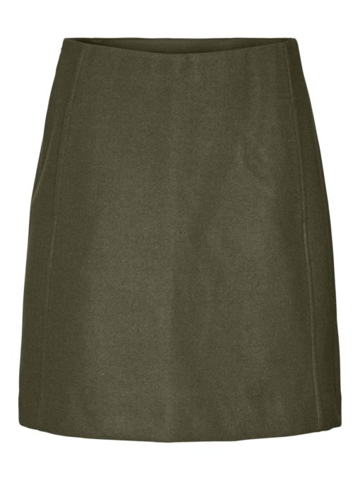 VMFORTUNEALLISON hw short skirt Green