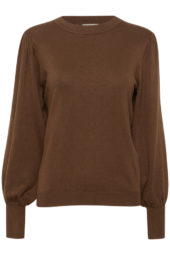 KAfenia Knit Pullover Brown