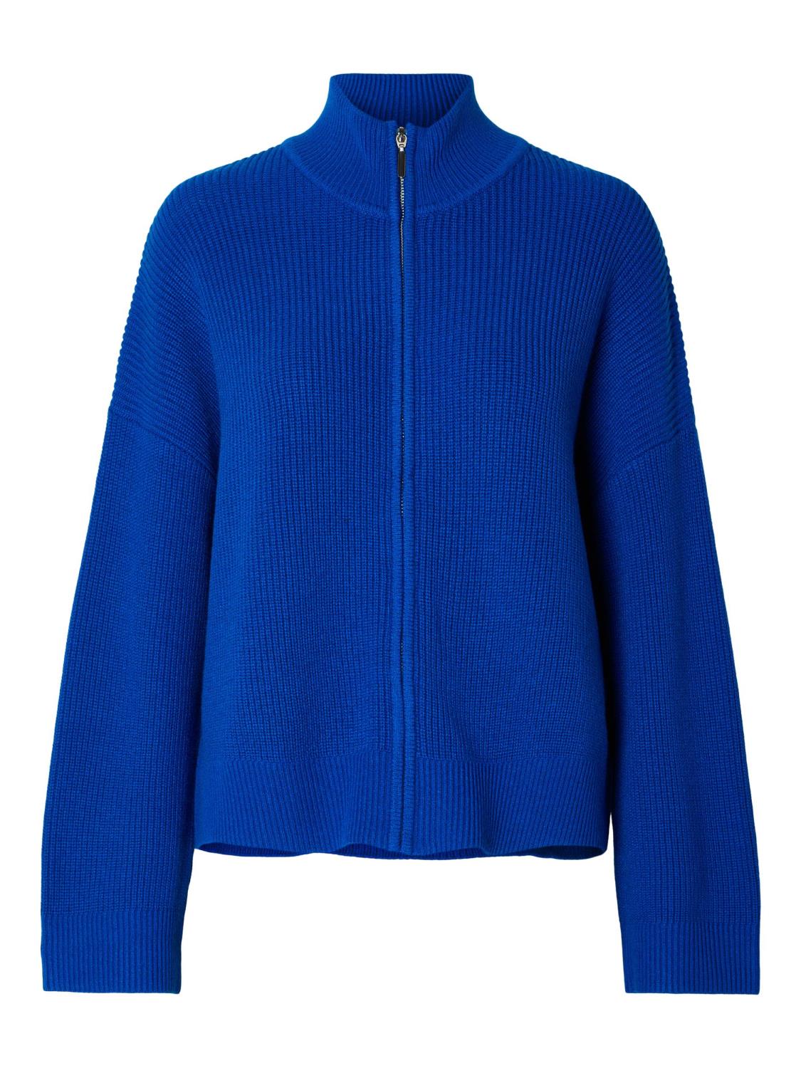SLFKAMMA zipper ls knit cardigan