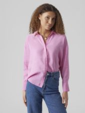 VMQUEENY ls oversize shirt Pink