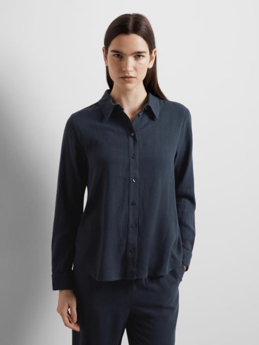 SLFVIVA ls shirt Navy