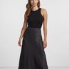 YASPELLA hw midi skirt Black