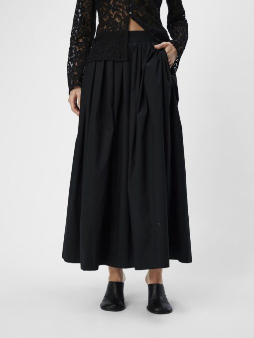 OBJPAIGE hw skirt Black