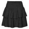 VMLUNA hw smock short skirt Black