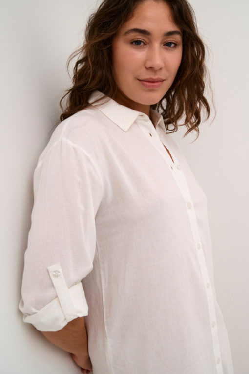 KAmilia Shirt Dress Chalk