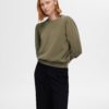 SLFTENNY 3/4 sweat top Green