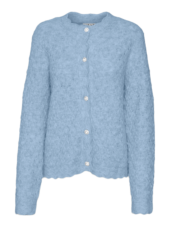 VMPURDIE ls o-neck knit cardigan Blue