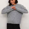 KAmalene Open Back Pullover Grey