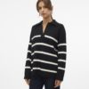 VMLUNA ls v-neck long pullover Black