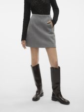 VMFORTUNEALLISON hw short skirt Grey