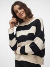 VMLEONORA ls rolledge o-neck pullover