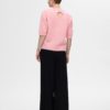 SLFLULU ss open back knit o-neck Pink