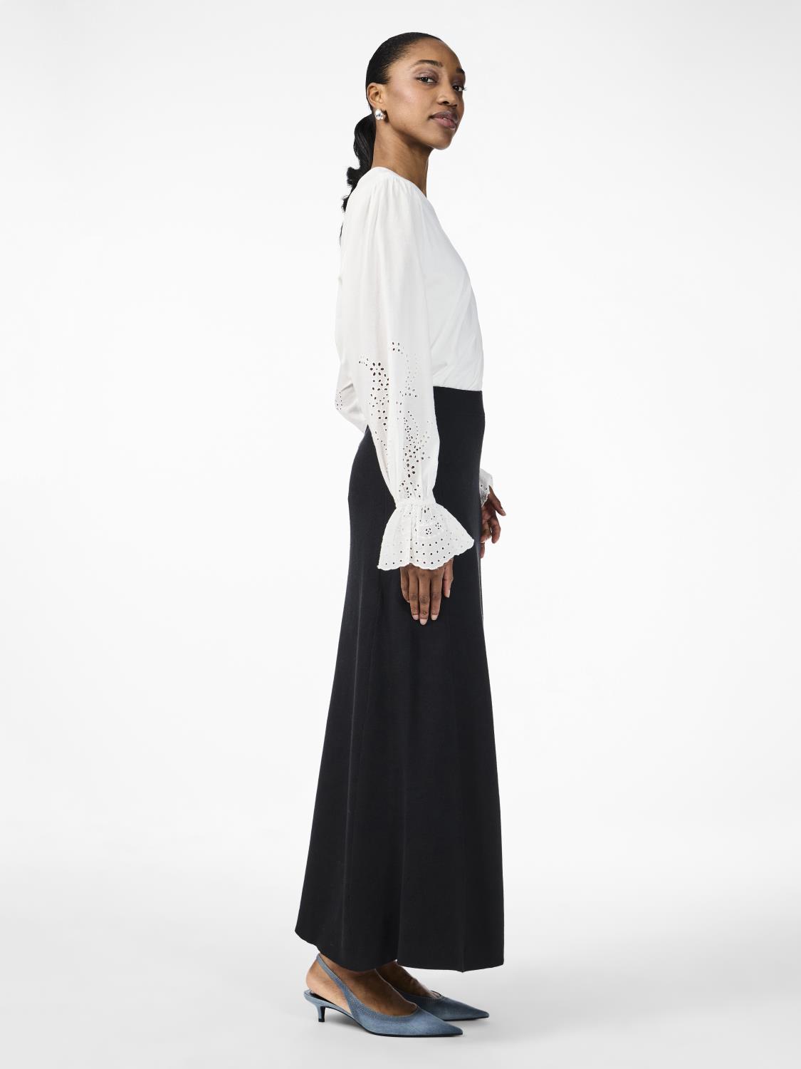 YASFONNY hw ankle knit skirt